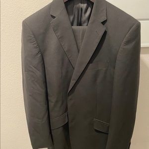 Slim-cut Black Mantoni Wool Suit, 40 regular